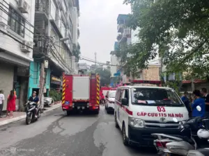 Cháy nhà ở Hà Nội khiến 5 người tử vong