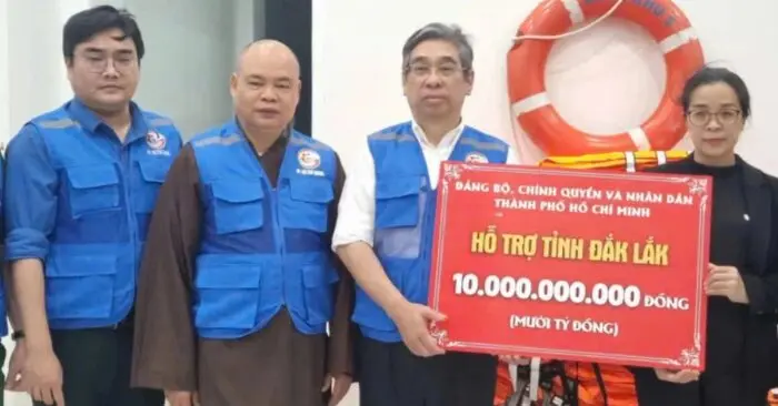 Mưa lũ Đắk Lắk – TP.HCM hỗ trợ khẩn cấp 10 tỷ đồng