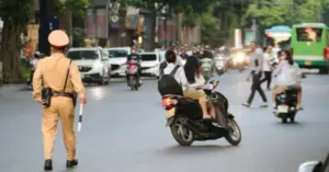 xử lý học sinh vi phạm giao thông