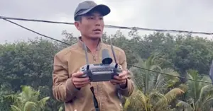 Người đàn ông dùng drone cứu người