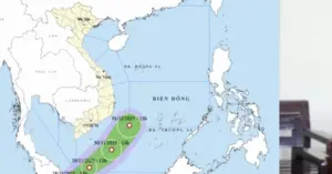 áp thấp nhiệt đới gần Biển