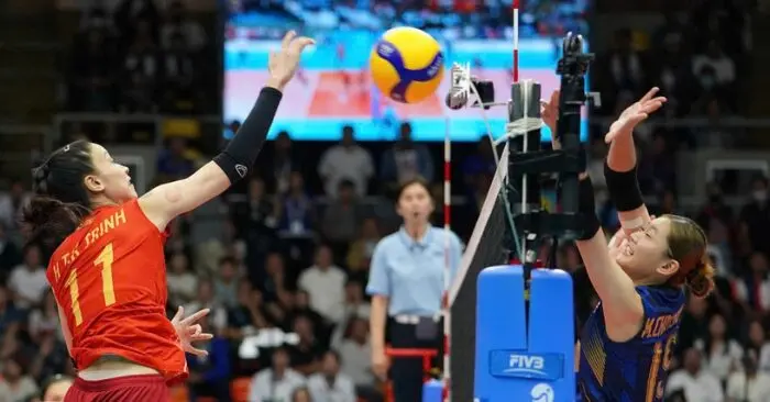Bóng trong hay ngoài ở chung kết bóng chuyền nữ SEA Games 33