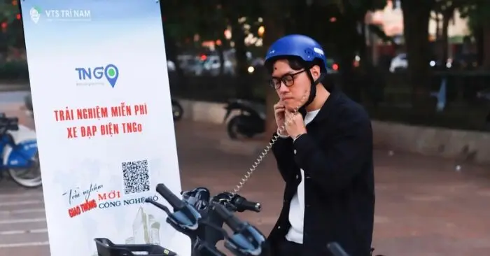 Xe đạp điện công cộng thay đổi đi lại của người Hà Nội
