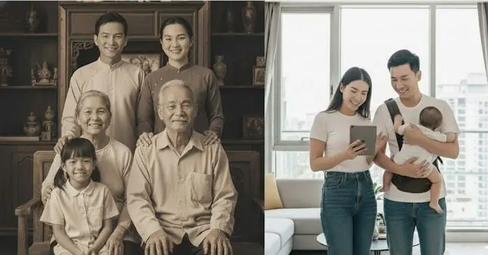 Tam đại đồng đường đến gia đình hạt nhân: Những chuyển dịch trong nếp sống hiện đại