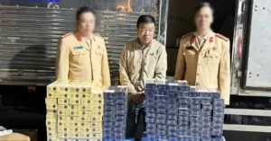 Phát hiện ô tô chở 150 cây thuốc lá ngoại không hóa đơn ở Quảng Ninh