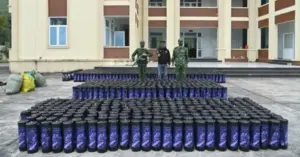 Vận chuyển trái phép khí cười bị triệt phá trên biển Quảng Ninh