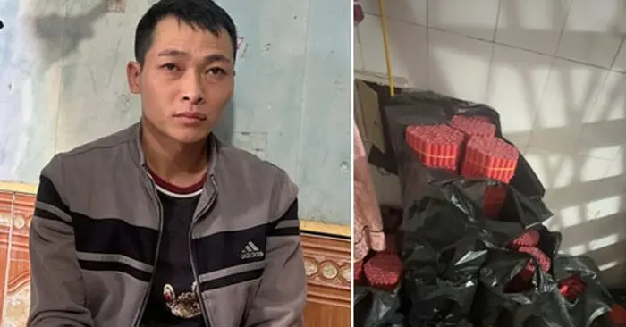 Bắt quả tang sản xuất pháo