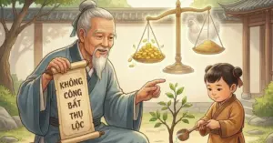 Không công bất thụ lộc: bài học trao con để giữ phúc lâu dài