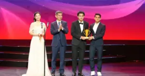 HLV Kim Sang Sik Cúp Chiến thắng: Đình Bắc tỏa sáng Gala 2025