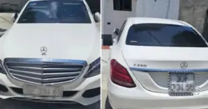 xe Mercedes C250 bỏ quên
