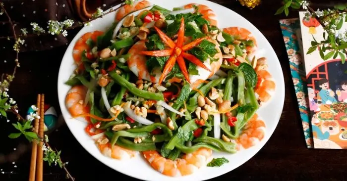 Nộm rau tiến vua đổi vị ngày Tết