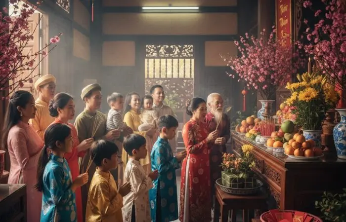 Mùng Một Tết cha, mùng Hai Tết mẹ, Mùng ba Tết thầy - trở về nguồn cội