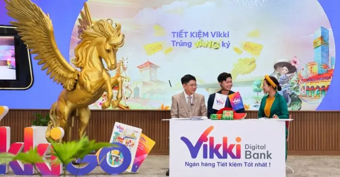 Ngân hàng số Vikki trao 1 ký vàng