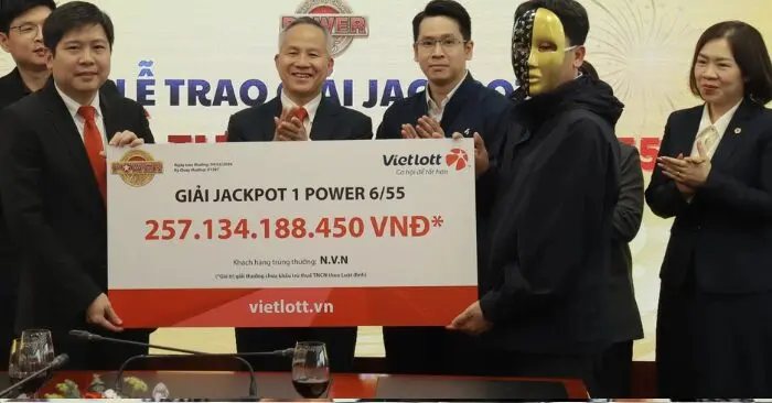 Người trúng Vietlott 257 tỷ đồng