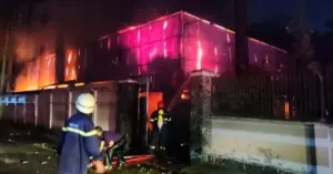 Vụ cháy nhà kho ở TPHCM