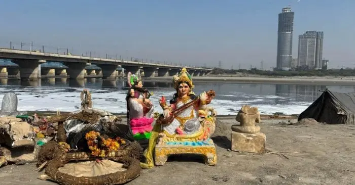 Sông Yamuna ô nhiễm khiến hàng triệu người Ấn Độ khát nước