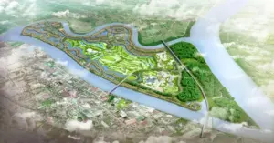 Tập đoàn Vingroup chính thức trúng đấu giá đất tại đảo Vũ Yên, phường Thủy Nguyên, tp. Hải Phòng diện tích gần 50ha, dự kiến xây dựng 14 tòa chung cư cao tầng.