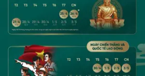 Nghỉ Giỗ Tổ 30/4-1/5: Không có kỳ nghỉ 9 ngày