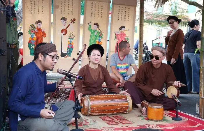 Độc đáo không gian "Chợ quê làng Vẻn"