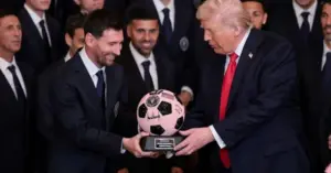 Tổng thống Donald Trump vinh danh Messi