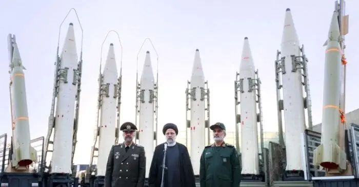 kho tên lửa đạn đạo của Iran