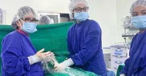 Vinmec thực hiện truyền máu bào thai cứu thai nhi 17 tuần tuổi