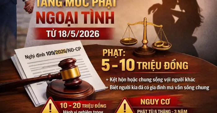 Tăng mức phạt ngoại tình