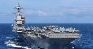 Mỹ phong tỏa Iran: Siêu tàu sân bay USS Gerald R. Ford tái xuất