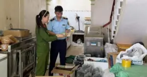 Thanh Hóa: Khởi tố giám đốc làm giả nem chua rán Hà Nội