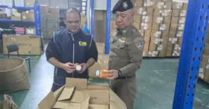 Thái Lan: Triệt phá kho hàng thực phẩm chức năng giả quy mô lớn