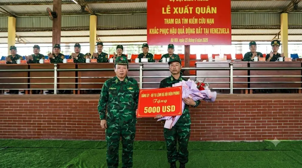 Bộ đội Biên phòng Việt Nam tổ chức lễ xuất quân sang Venezuela hỗ trợ tìm kiếm cứu nạn, khắc phục hậu quả động đất. Click xem ngay chi tiết tại đây!