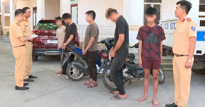Thanh Hóa: Đề nghị xử phạt hơn 80 triệu đồng nhóm thanh thiếu niên vi phạm trật tự giao thông