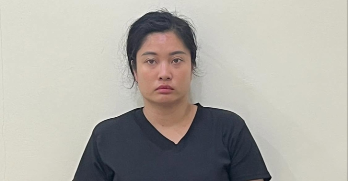 Nghi phạm Hoàng Lê Ngọc My bị tạm giữ sau vụ nhiều lần đặt đồ ăn qua mạng không trả tiền và chém người đến đòi tiền.