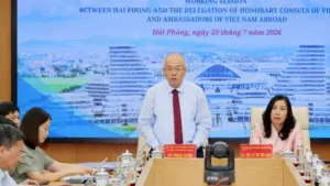 Hải Phòng phát huy nội lực, đẩy mạnh hợp tác quốc tế với Đoàn Lãnh sự danh dự và Đại sứ Việt Nam nhằm tạo động lực phát triển bền vững.