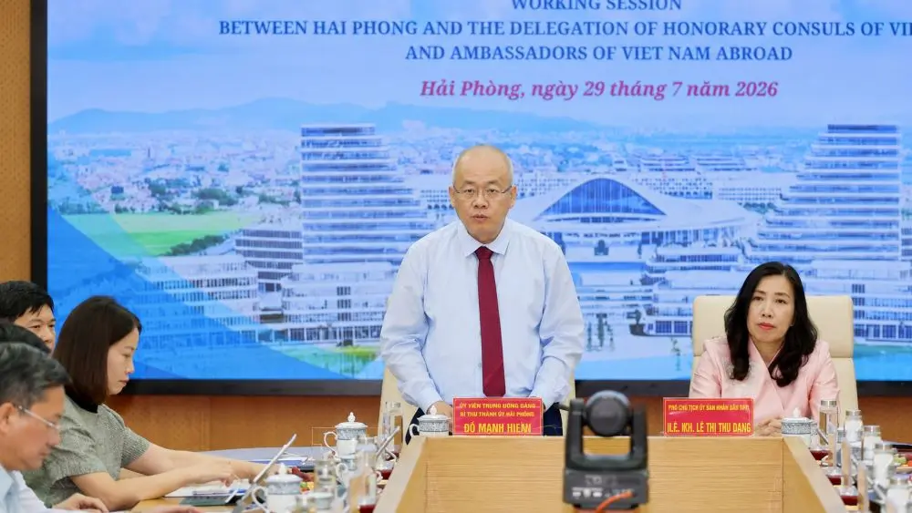 Hải Phòng phát huy nội lực, đẩy mạnh hợp tác quốc tế với Đoàn Lãnh sự danh dự và Đại sứ Việt Nam nhằm tạo động lực phát triển bền vững.