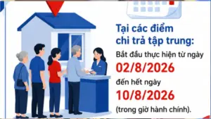 Lương hưu tháng 8 có lịch chi trả mới đối với người nhận tiền mặt. Cập nhật thời gian nhận để chủ động theo dõi quyền lợi.