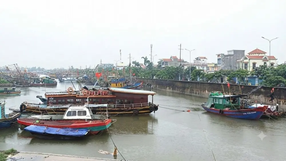 Nhiều du khách mắc kẹt tại Cát Bà do ảnh hưởng bão đã được hỗ trợ vào đất liền an toàn bằng cáp treo. 