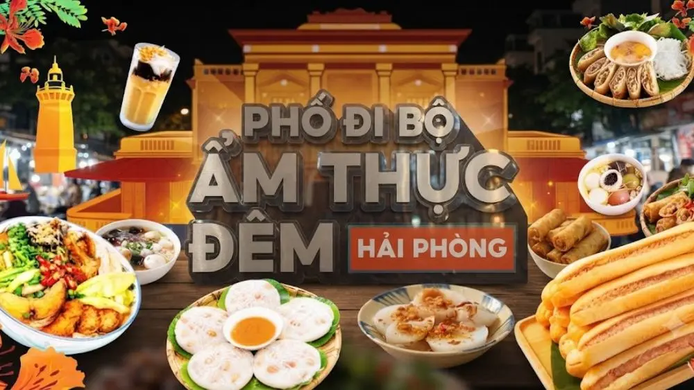 Khám phá không gian phố đi bộ và phát triển kinh tế đêm tại Hải Phòng với các hoạt động ẩm thực, biểu diễn nghệ thuật và trải nghiệm đặc sắc.