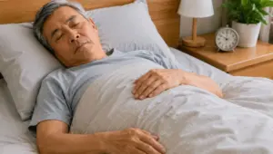 Người lớn tuổi cần chú ý thời gian ngủ trưa để không ảnh hưởng đến giấc ngủ ban đêm và duy trì nhịp sinh hoạt ổn định.