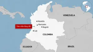 Động đất 7,4 độ Richter tại Colombia khiến ít nhất 111 người thiệt mạng, nhiều người còn mắc kẹt. Cập nhật diễn biến thảm họa mới nhất.