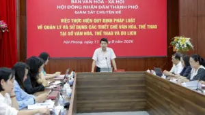 Hải Phòng rà soát hiệu quả hệ thống thiết chế văn hóa, thể thao, xác định nhu cầu đầu tư, nâng cấp và đổi mới hoạt động phục vụ người dân.