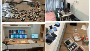 Công an triệt phá đường dây rửa tiền hơn 30.000 tỷ đồng, thu giữ nhiều thiết bị và tang vật phục vụ hoạt động phạm tội.