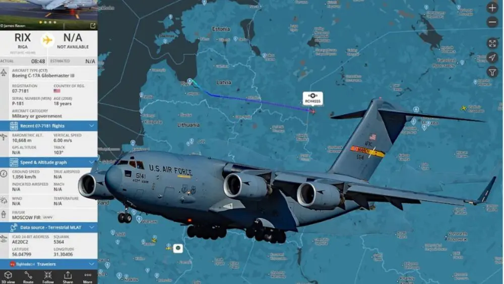 Giám đốc CIA John Ratcliffe được cho là đã đến Moskva bằng vận tải cơ quân sự, trong chuyến đi chưa được Nga và Mỹ xác nhận.