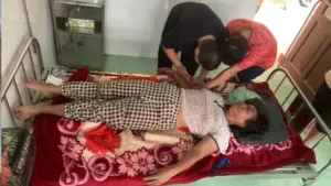 ong vò vẽ đốt gần 20 nốt, khó thở, nôn mửa và hôn mê nhẹ, sau đó người phụ nữ ở Quảng Trị