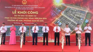 Hải Phòng khởi công gói thầu khu tái định cư tại Đồ Sơn và Nam Đồ Sơn, góp phần tạo quỹ đất phục vụ giải phóng mặt bằng.