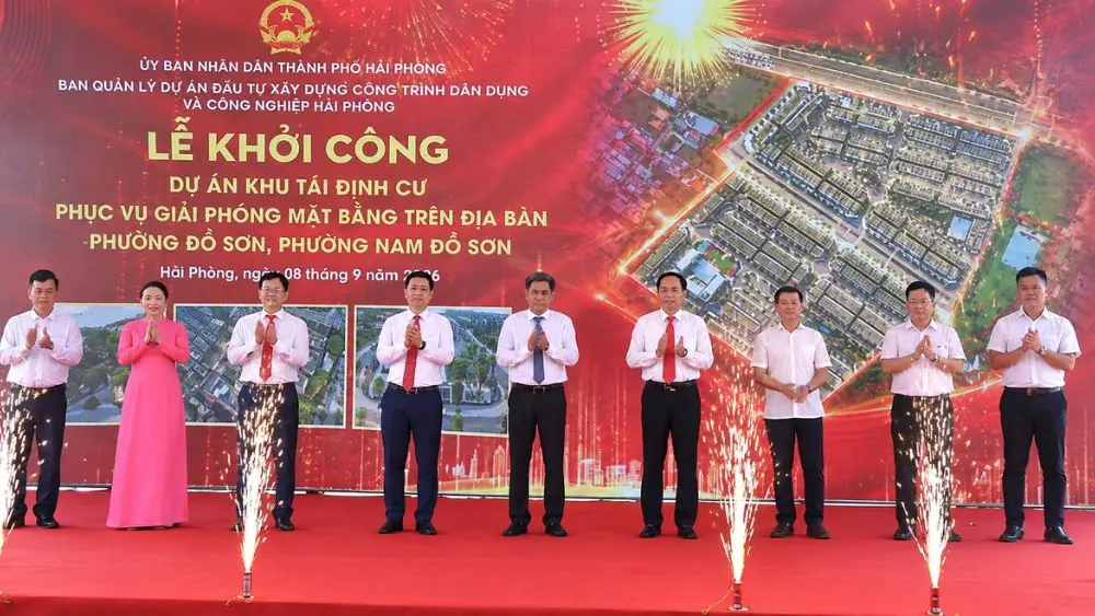 Hải Phòng khởi công gói thầu khu tái định cư tại Đồ Sơn và Nam Đồ Sơn, góp phần tạo quỹ đất phục vụ giải phóng mặt bằng.
