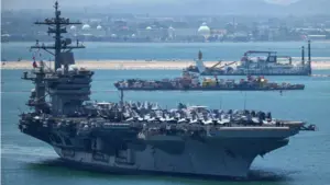 Tàu sân bay Mỹ USS Abraham Lincoln rời Thái Lan sau 5 ngày ghé cảng, kết thúc chuyến thăm giúp gần 5.000 quân nhân nghỉ ngơi.
