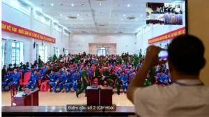 Vụ án ma túy VN10 với 227 bị cáo sắp được tuyên án, trong đó 214 bị cáo theo dõi phiên tòa từ điểm cầu T30.