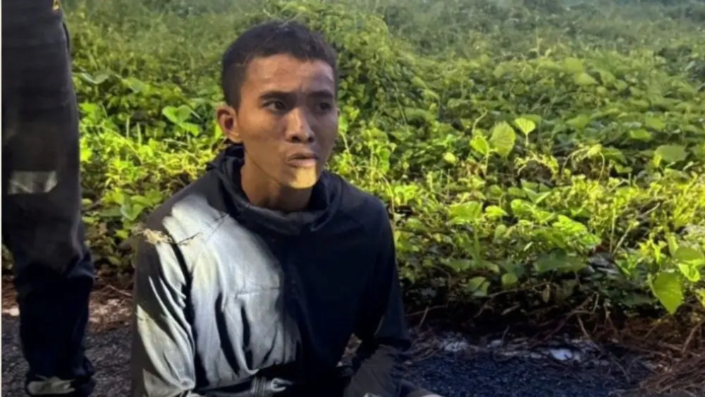 Nguyễn Trung Quốc, đối tượng truy nã đặc biệt nguy hiểm về tội cướp tài sản, bị bắt khi trộm dây điện ở An Giang.
