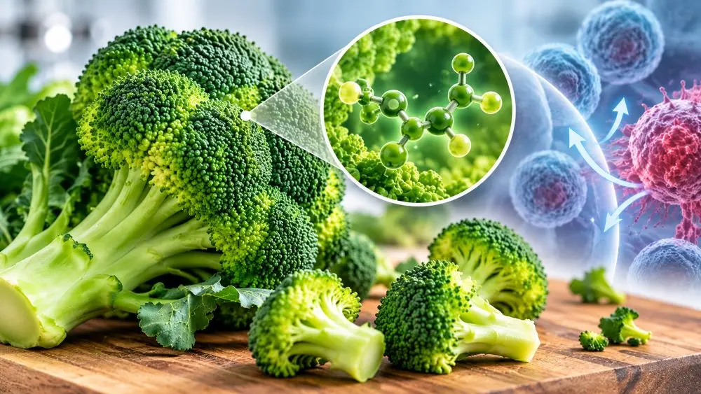 Bông cải xanh chứa tiền chất tạo sulforaphane, hợp chất đang được nghiên cứu về tác động tiềm năng liên quan đến ung thư. Cách chế biến nào giúp giữ chất tốt hơn?
